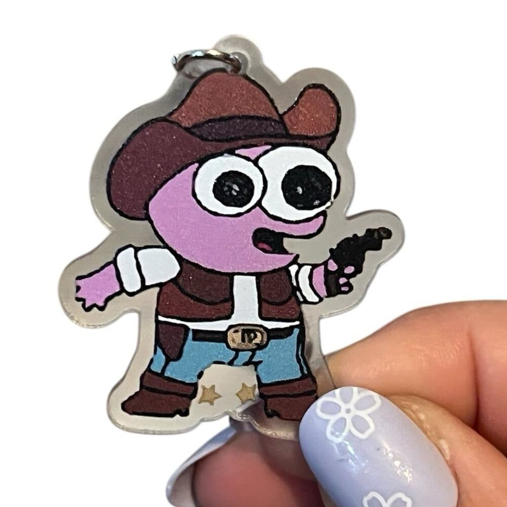 Smiling Friends Adult Swim Charlie Keychain!